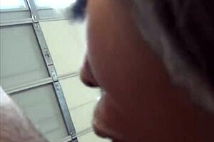 Ebony Freaks Double Anal Fisting Guy on Motorcycle with Creampie and Cum Swallow