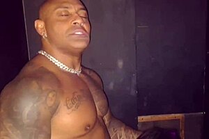 Milf danni cardillo sucks interracial big black monster cock through gloryhole then fucks in cabin with pierced nipples