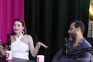 Emotional Compilados da reh queen e kstro no bora cast com bruna carlos - parte 2 watch on sheer red