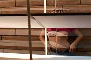 Hot sexy mom takes big cock deep in her shaved pussy while moaning in ecstasy