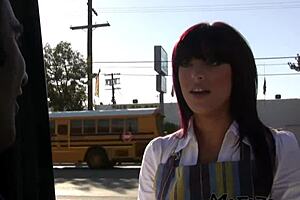 Hey, check out this real amateur homemade sex video with a waitress