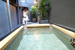Sex in the Hot Spring With Big Tits Asian Solo Masturbation and Juicy Pussy Toys!