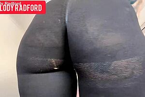 oh man i love getting fucked in these sheer leggings as a curvy milf with big tits and fake tits tattoo details