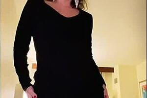 Are you cheating with that big black cock dildo while stripping and moaning in lingerie?