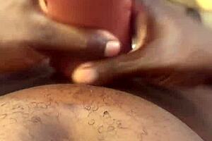 I sneaked a peak at BBC penetrating white pussy with huge toy in bathroom dorm session. It led to intense orgasm from muscular hunk.