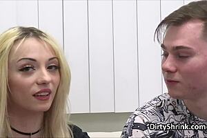 Inexperienced Couple Seeks Emotional Support from Milf Doctor in Intense FFM Threesome at Hospital