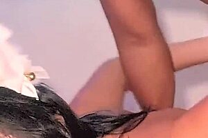 Gatita morena seindo cogida deliciosamente