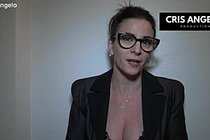 Kyara Nyx and Cris Angelo piss after work