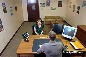 Does This Soccer Mom Crave Office Blowjob And Hardcore Lingerie Action On Hidden Cam At Work?