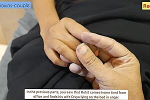 can rohit resist divya's teasing dirty footjob moves