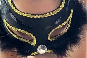 My neighbor just came all over my face during our homemade session! 😈