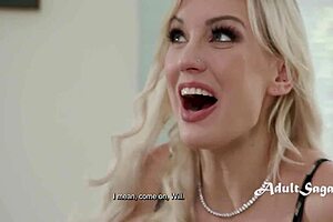 i'm like, oh god, kenzie taylor and will pounder in this rough blonde milf threesome assfucking swingers taboo sex