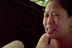 Korean MILF Sucks Husbands BWC in POV with Deep Emotions and Cum in Mouth