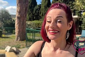 Can ravishing french women sally and jade with big tits gobble a queue in sexy ffm