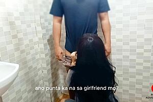 Excusing My Bestfriend While On A Party To Fuck Him In The Bathroom