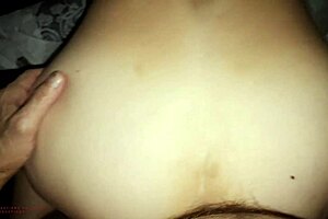 why does this cougar stepmom let her stepson fill her pussy with creampie in pov doggy before bed?