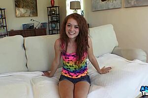 I love how Philly Jhon stretches my redhead ass wide for that deep creampie