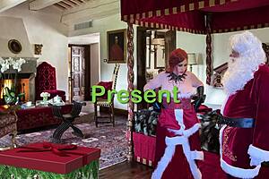 granny carmen turns into a christmas in july cocksucking slut at the north pole with homemade mature blowjob action