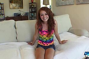 I love how Philly Jhon stretches my redhead ass wide for that deep creampie