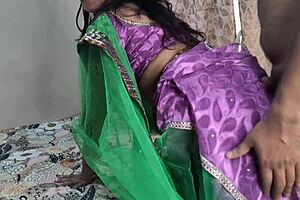 साहब जी चोदो मुझे as maid screams for brutal pussy lick and creampie from owner outdoors.