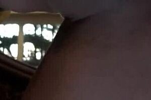 Wifebucket captures homemade latina wife with huge clit at sunset