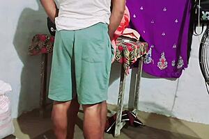 whoa 😲 stepson just starts groping his busty stepmom's big tits and curvy pussy right there on the bus