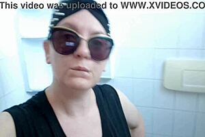 Oh No! Nicoletta's Hilarious Compilation of Farting and Awkward Moments in Italian Public Restrooms with Her Curvy Big Ass!