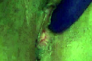 Hot wet Latina plays with creamy pussy until squirting.