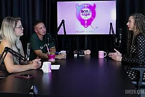 Compilation of jujube delicia in bora cast with bruna carlos part 2 on sheer red lingerie