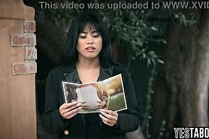 I'm a desperate Filipina milf fucking big dick stranger to get pregnant in interracial action