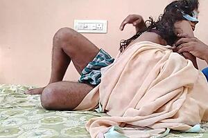 Teacher grabs cock giving pleasure as young teen fucks mature milf in group blowjob doggystyle cheating with horny Asian old aunt in Indian Bangladeshi ranch country.