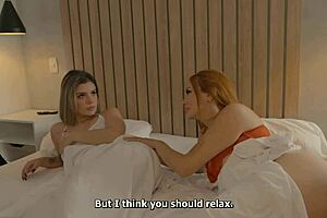 My STEPMOM thinks I'm her boyfriend and starts SUCKING me. We end up in a hot BISEXUAL THREESOME with my girlfriend.