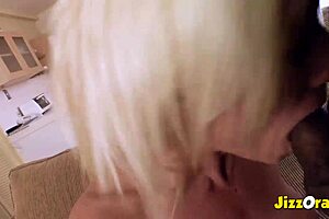 Oh yeah, check this interracial action with big ass and tits milf getting facial jizz!