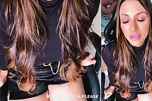 Beautiful Natalia appears in SFW live Kik stream from June 26, 2022.