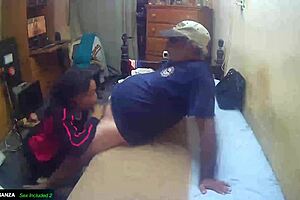 In a quick visit she receives a mouthful