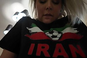 Iranian sex with blonde pornstar who was married to an iranian guy before