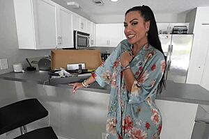 Hey, that Latina neighbor turns out to be quite the enthusiast for big white cock adventures.