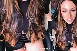 Beautiful Natalia appears in SFW live Kik stream from June 26, 2022.