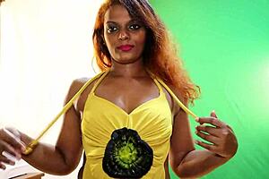 Sun flower bikini try on haul gets more sexy with sri lankan wife in oiled big ass