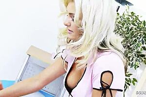 Relax Massage Turns into Lesbian Foursome Group Sex with Four Sexy Girls in Lingerie and Stockings