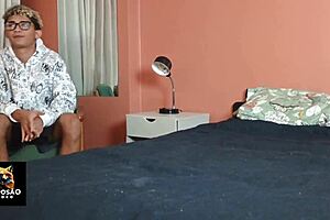 Called up a puta to teach my virgin son how to pound her tight ass and wet pussy as milf