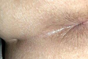 In this amateur Brazilian session, the skinny girl's hairy pussy gets pounded hard. She receives a deep creampie with a load of cum inside her tight vagina.