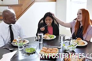 Foster experienced a challenging lesson in manners through an intense group encounter.