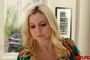 Oh stepson, as your gossip stepmom, I've got this divine urge to ride you cowgirl style in my maid outfit.