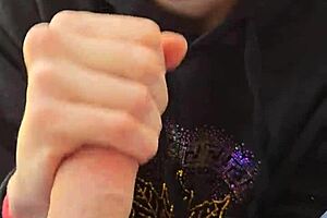 i feel so excited with smoke and blowjob