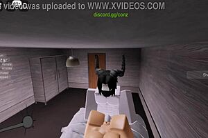 fucked by a devil on roblox 😈 add me if you wanna try it too with my big tits and ass