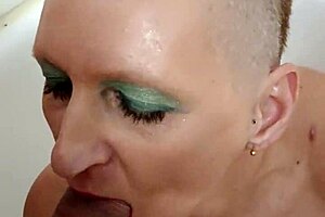 why does german prostitute whore milf sandra give such intense blowjob and facefuck sessions