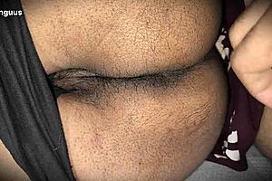 stepmom demanded i massage her big ass tight hole then cum all over it in close up