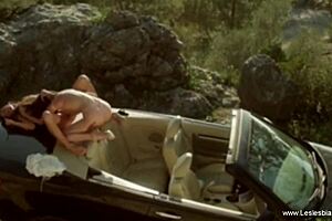 I feel so drawn to these sensual lesbian girlfriends from Europe seducing each other with toys and passion.