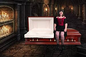 hey granny peggy sue, are you pegging that cocksucking cum swallowing vampire in pov cowgirl?